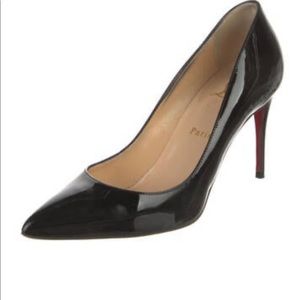 Christian Louboutin Pigalle black patent 38